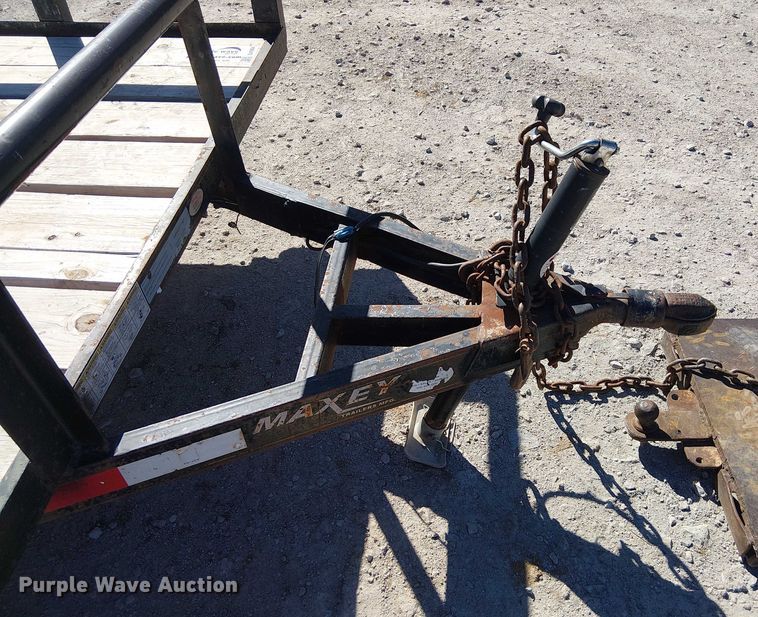 image for item DJ7904 2012 Maxey utility trailer