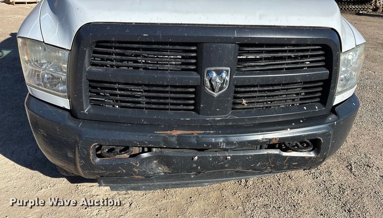 image for item DK0020 2012 Dodge RAM 3500 flatbed pickup truck