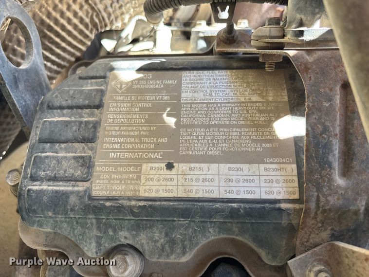 image for item DK0039 2004 Ford F650 flatbed truck