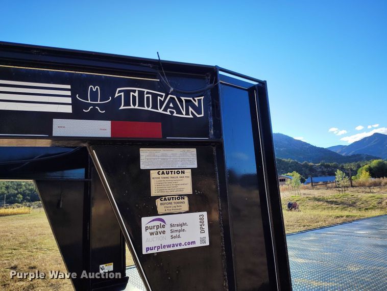 image for item DP5083 2010 Titan AF6188 tilt deck equipment trailer