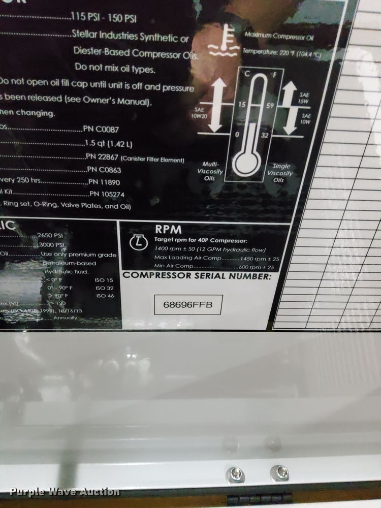 image for item DP5112 2024 Stellar  40P air compressor