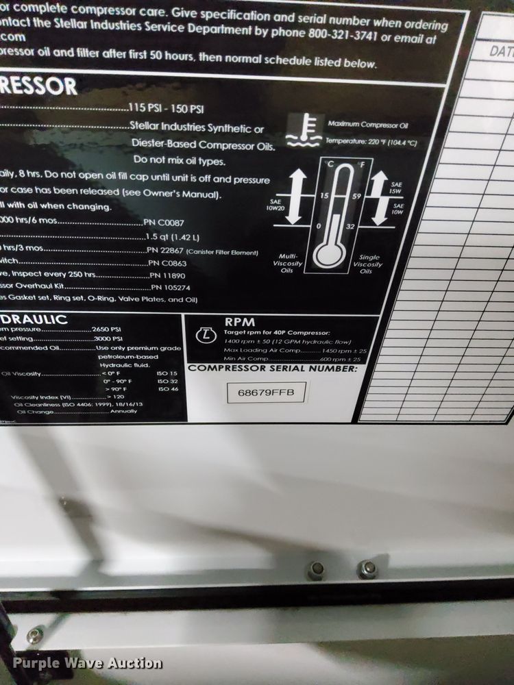 image for item DP5114 2024 Stellar 40P air compressor