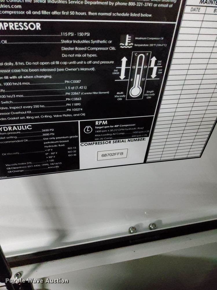 image for item DP5116 2024 Stellar 40P air compressor