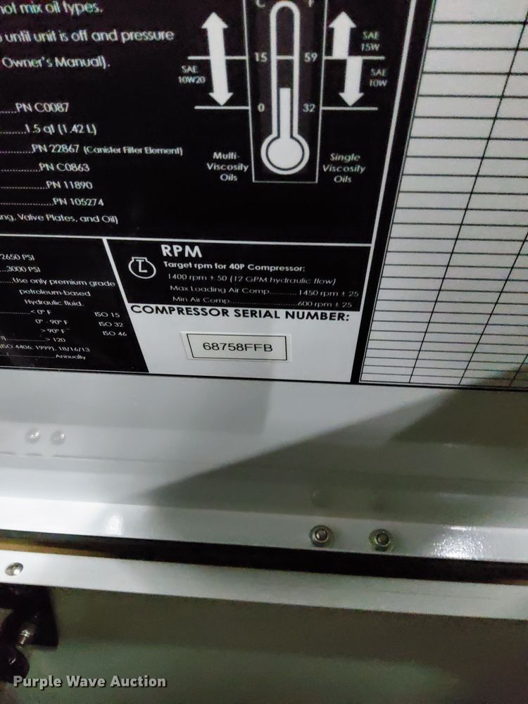 image for item DP5117 2024 Stellar 40P air compressor