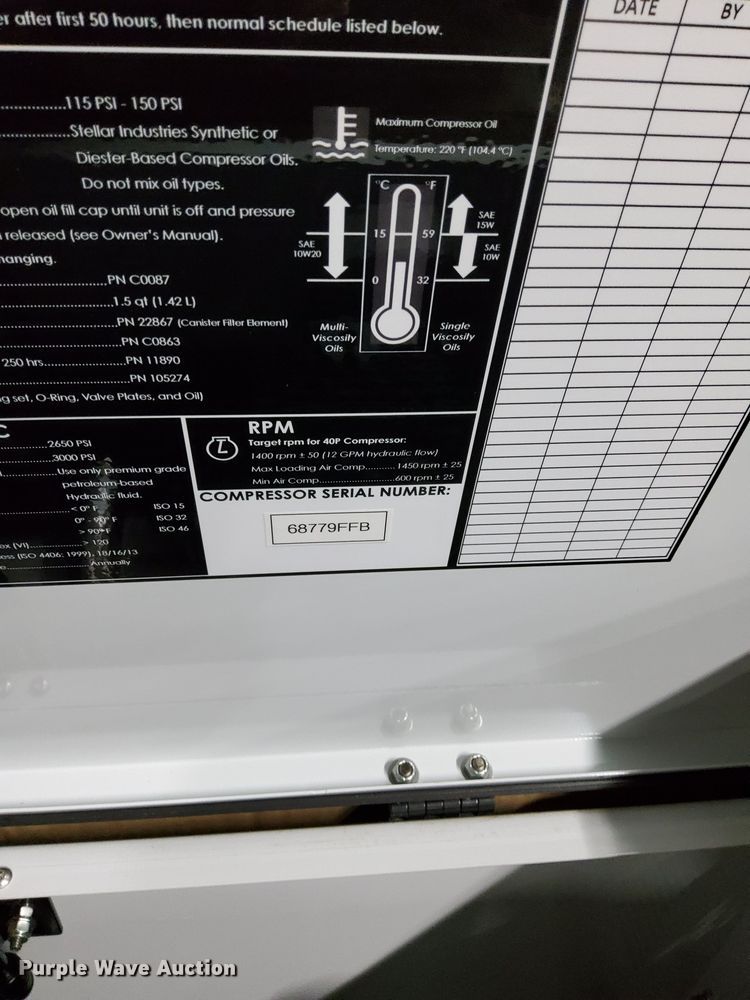 image for item DP5124 2024 Stellar 40P air compressor