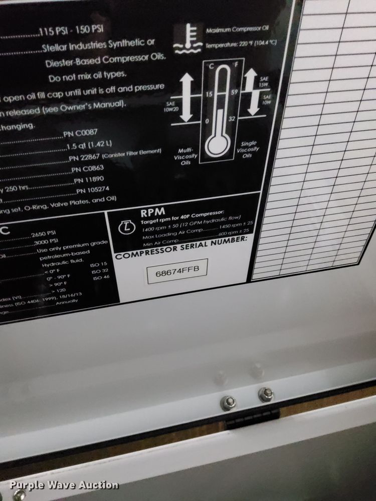 image for item DP5128 2024 Stellar 40P air compressor