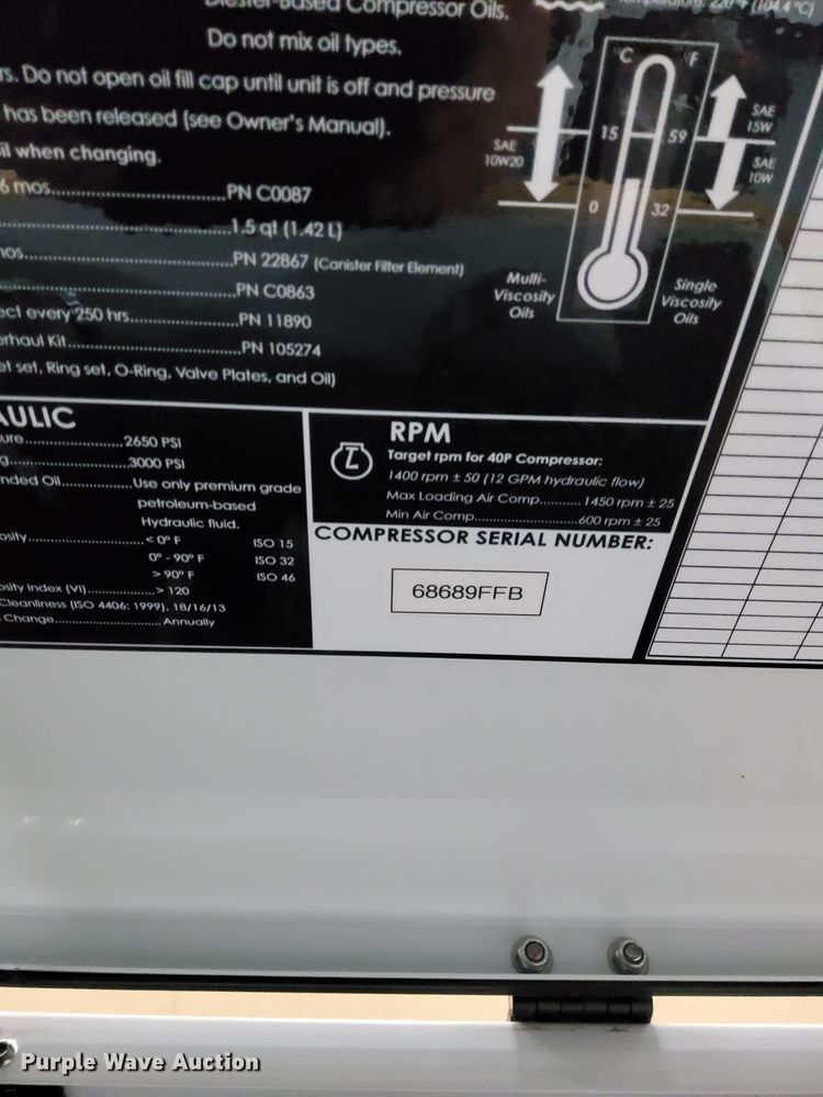 image for item DP5129 2024 Stellar  40P air compressor