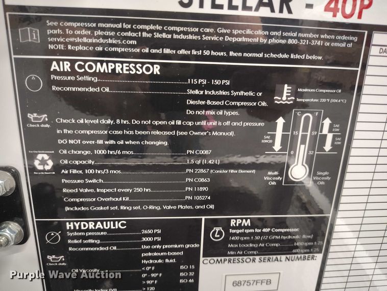 image for item DP5130 2024 Stellar 40P air compressor