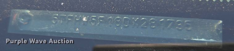 image for item DR3936 2013 Toyota Tundra Limited CrewMax pickup truck