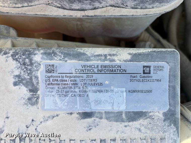 image for item DU1410 2019 GMC Sierra 1500 Ext. Cab pickup truck