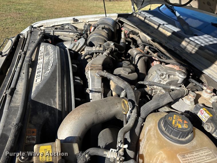 image for item DU1490 2009 Ford F350 Super Duty XL flatbed pickup truck