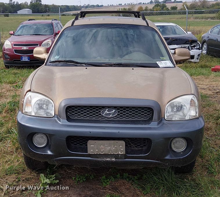 image for item DU3626 2004 Hyundai Santa Fe SUV