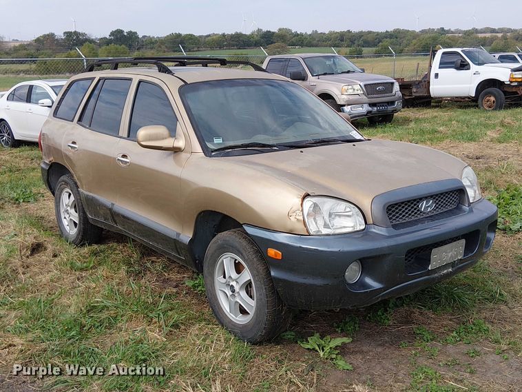image for item DU3626 2004 Hyundai Santa Fe SUV