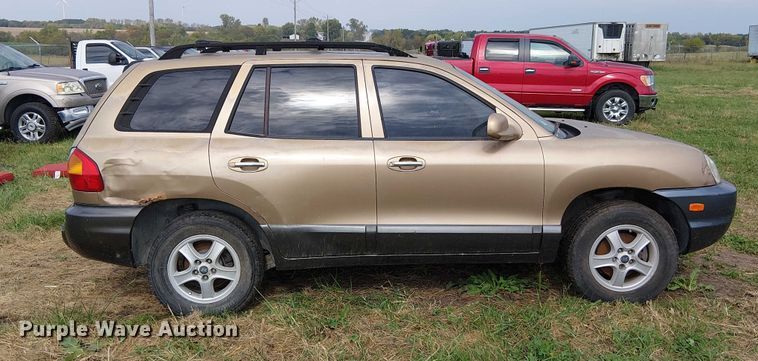 image for item DU3626 2004 Hyundai Santa Fe SUV