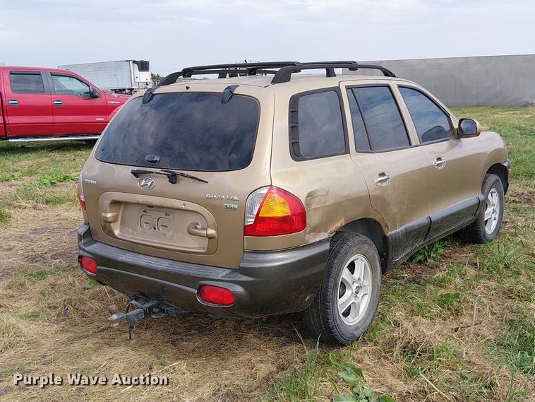 image for item DU3626 2004 Hyundai Santa Fe SUV