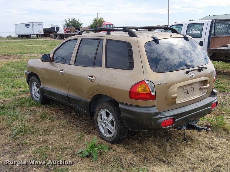 image for item DU3626 2004 Hyundai Santa Fe SUV