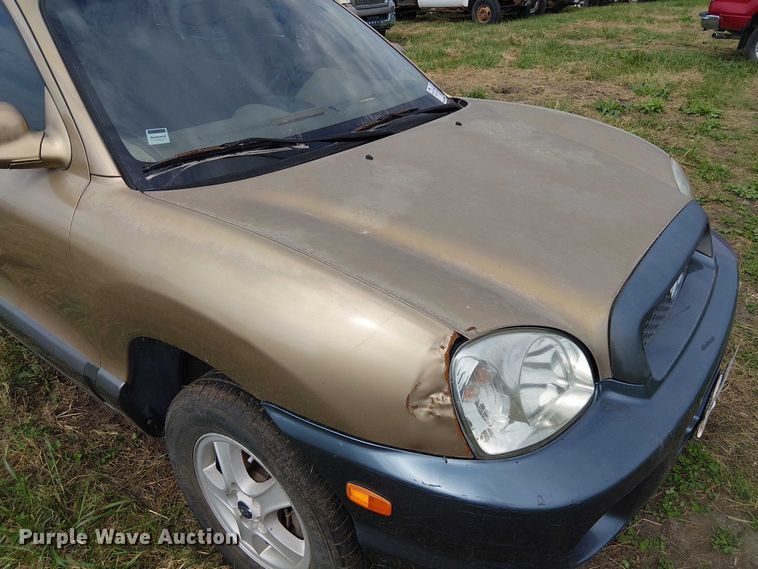 image for item DU3626 2004 Hyundai Santa Fe SUV