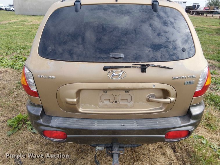 image for item DU3626 2004 Hyundai Santa Fe SUV