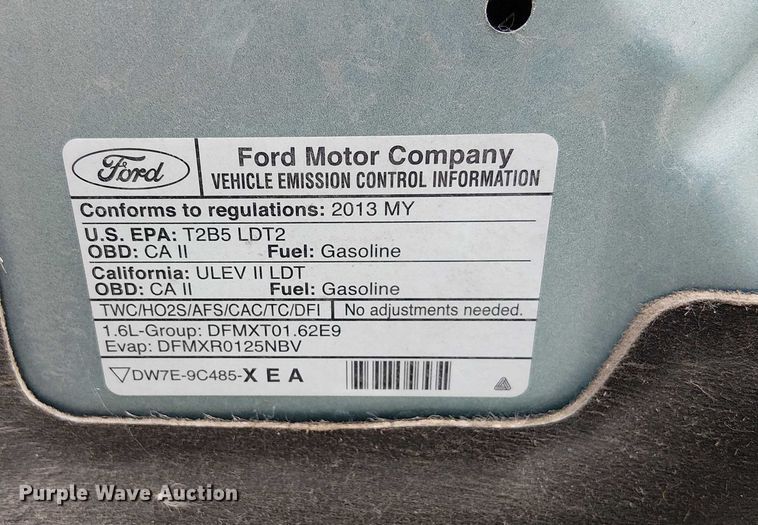 image for item DU3633 2013 Ford Escape SUV