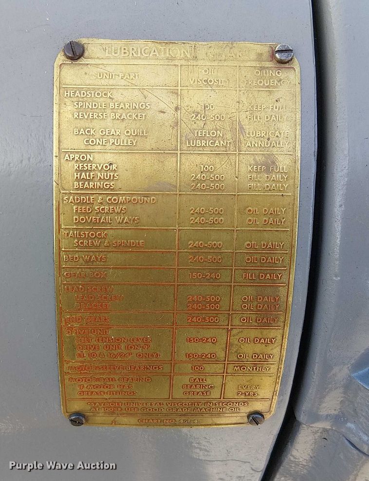 image for item DU3678 South Bend CL155E  lathe