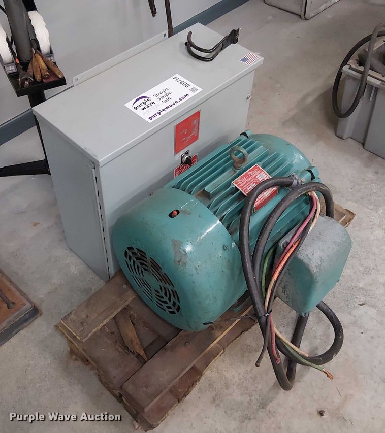 image for item DU3714 Arco Electric Roto-Phase CC-HOA rotary phase converter