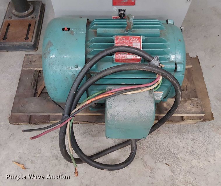 image for item DU3714 Arco Electric Roto-Phase CC-HOA rotary phase converter