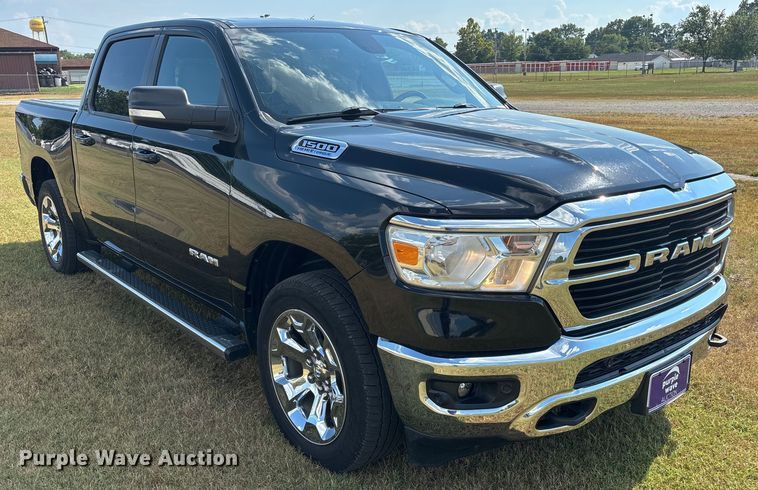 image for item DU9339 2021 RAM 1500 Bighorn Crew Cab pickup truck