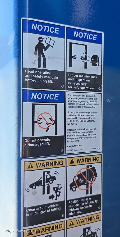 image for item DZ6464 2011 Rotary Lift SP018N310 two post automotive lift