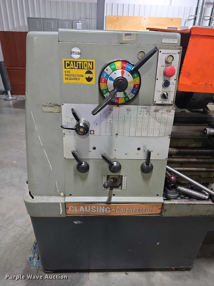 image for item DZ6465 Clausing  Colchester metal lathe