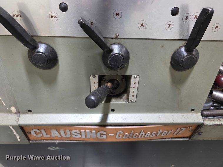 image for item DZ6465 Clausing  Colchester metal lathe