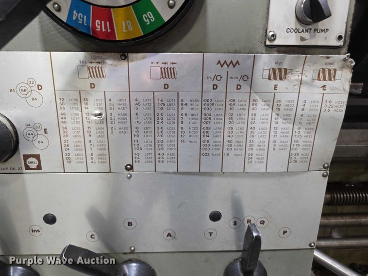 image for item DZ6465 Clausing  Colchester metal lathe