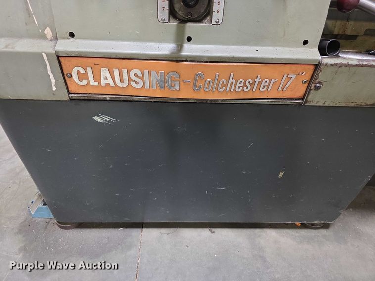 image for item DZ6465 Clausing  Colchester metal lathe