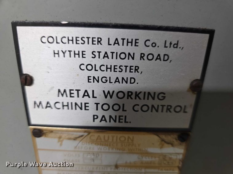 image for item DZ6465 Clausing  Colchester metal lathe