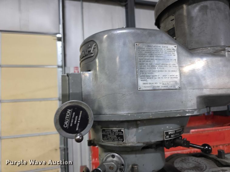 image for item DZ6466 Bridgeport Series I  milling machine