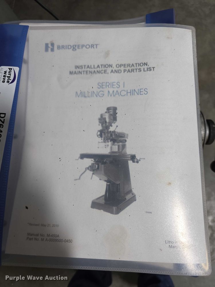 image for item DZ6466 Bridgeport Series I  milling machine