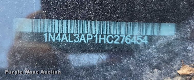 image for item DZ6468 2017 Nissan Altima 