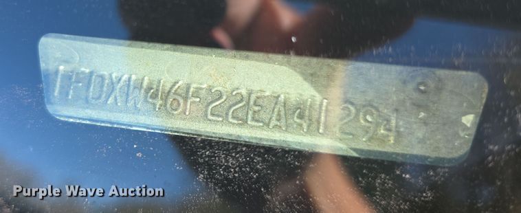 image for item DZ6474 2002 Ford F450 Crew Cab flatbed truck