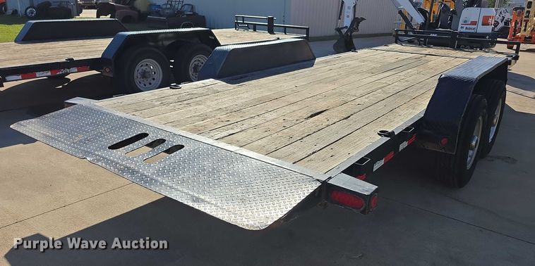image for item DZ6477 2017 Load Trail tilt deck utility trailer