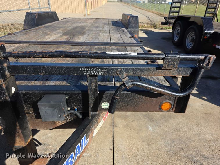 image for item DZ6477 2017 Load Trail tilt deck utility trailer