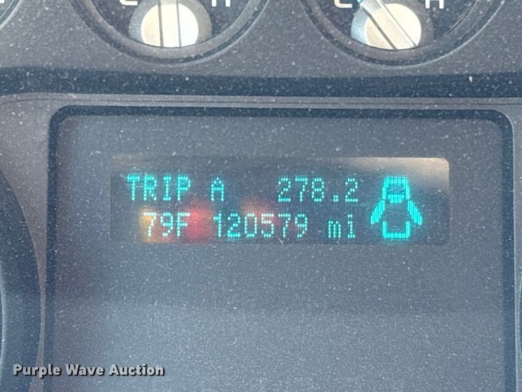 image for item EA6989 2012 Ford F350 Super Duty SuperCab flatbed pickup truck