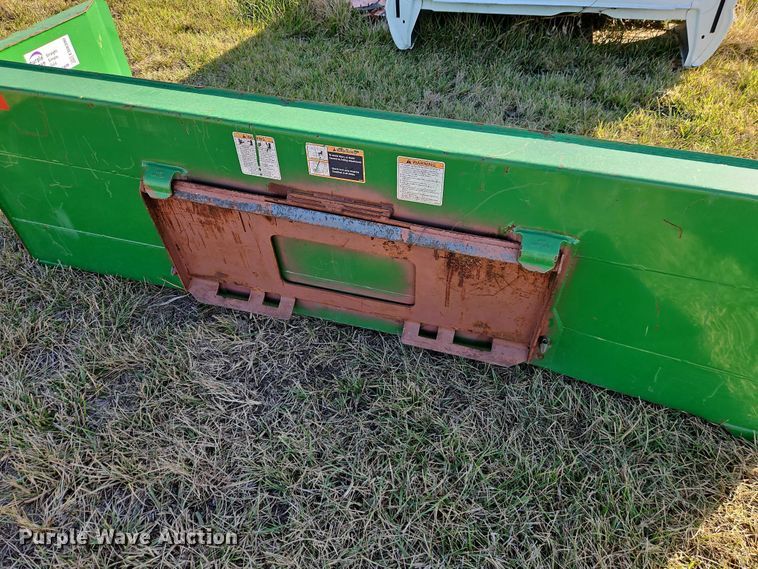 image for item EB8390 Frontier skid steer snow pusher