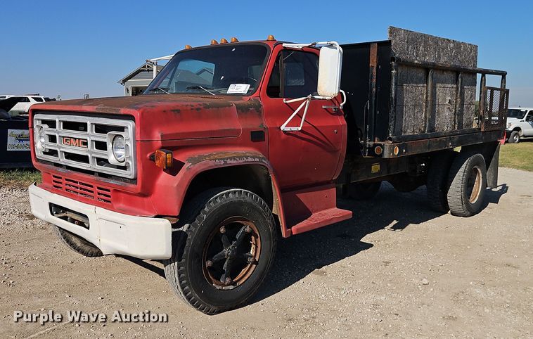 1986 GMC C6 Dump Flatbed Truck VIN: 1GDG6D1F6GV536628 Lot: 999320702