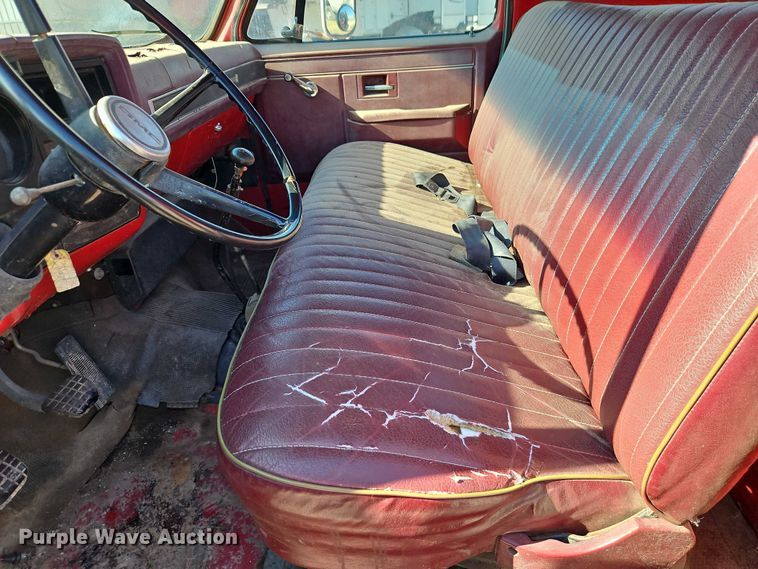 image for item EB8394 1986 GMC C6 dump flatbed truck