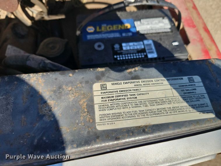 image for item EB8394 1986 GMC C6 dump flatbed truck