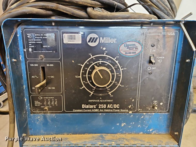 image for item EB8409 Miller Dialarc 250 welder