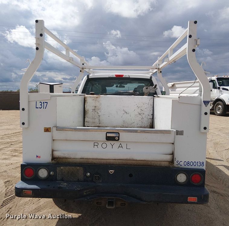 image for item EC1234 2018 Ford F250 Super Duty SuperCab utility bed pickup truck