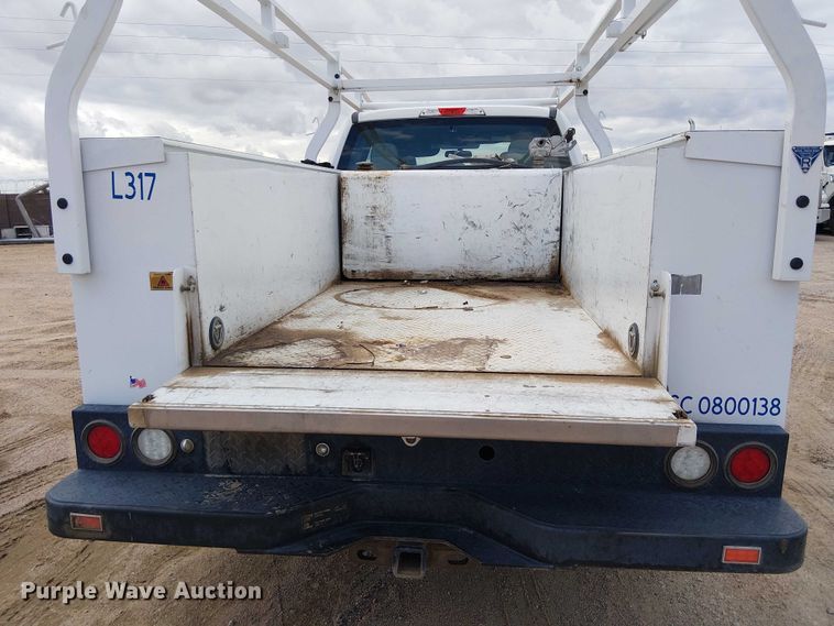 image for item EC1234 2018 Ford F250 Super Duty SuperCab utility bed pickup truck