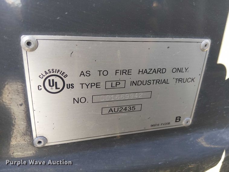 image for item EC1244 2017 UniCarriers PF50 forklift