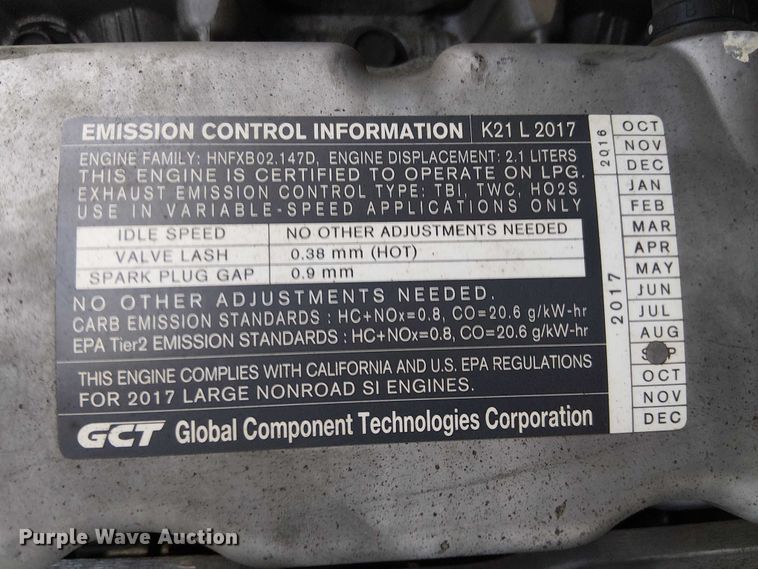 image for item EC1246 2017 UniCarriers PF50 forklift