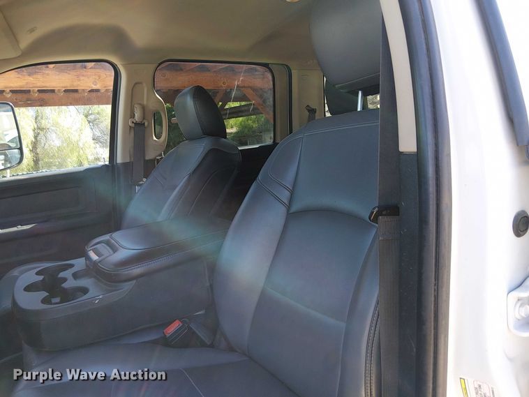 image for item EC1250 2019 RAM 4500HD Crew Cab flatbed truck